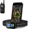 Zigtiger GPS wireless dog fence and training collar front view showing the digital display receiver