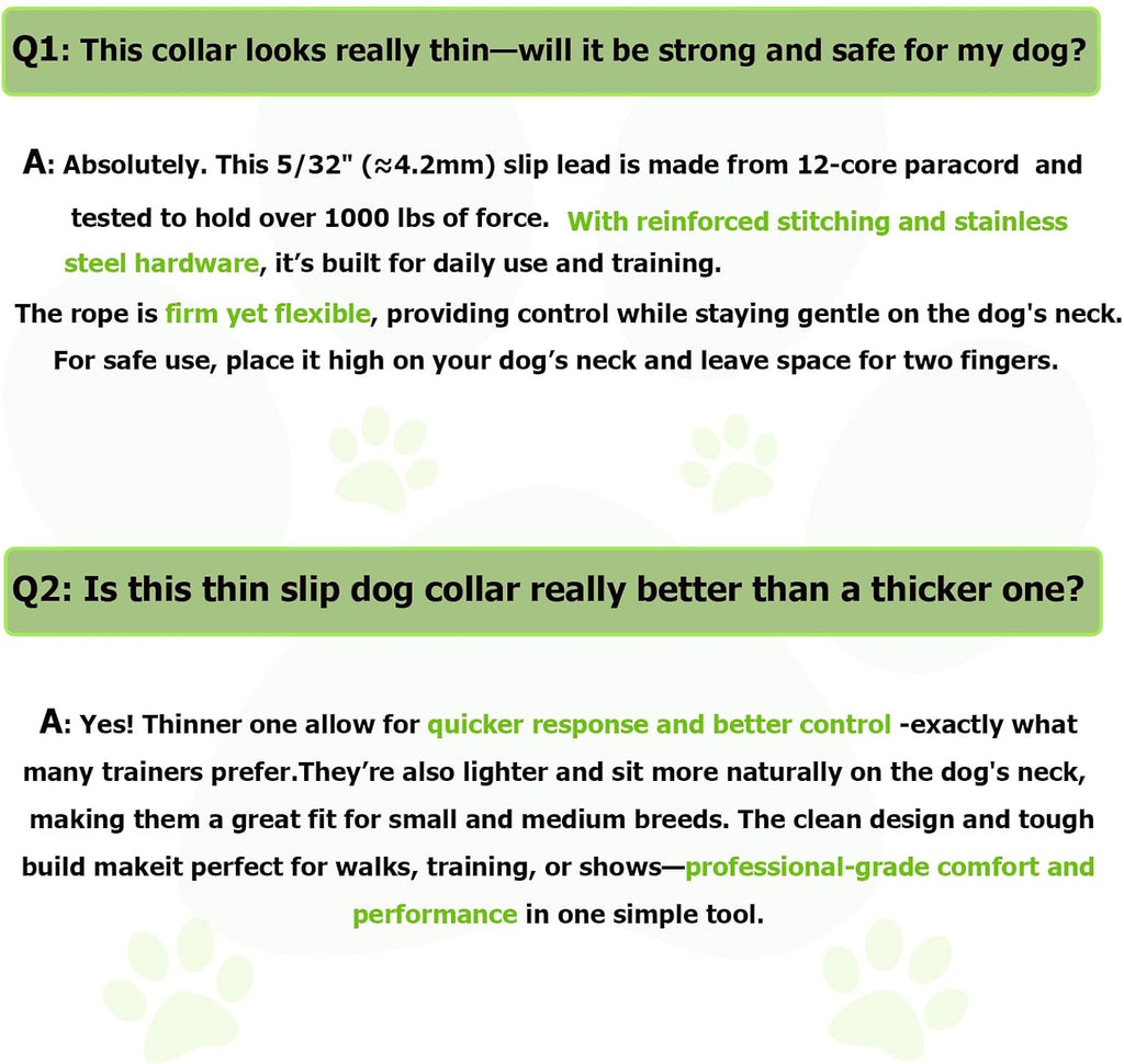 Premium 12 strand core paracord pet collar detailing the secure sliding mechanism design