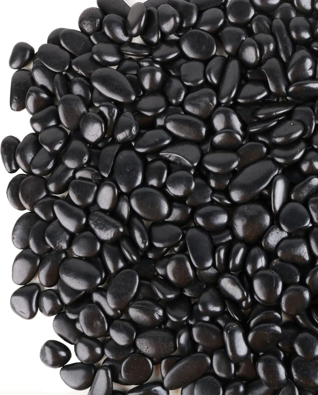 Cgjq Black Pebbles for Plants 1.8lb bag front view