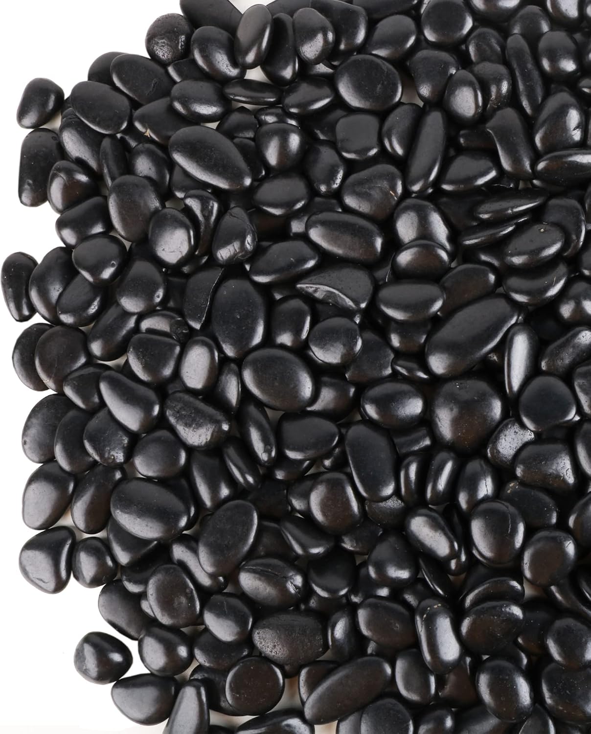 Cgjq Black Pebbles for Plants 1.8lb bag front view