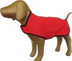Gold Paw marine blue comfortable dog sweater back view.