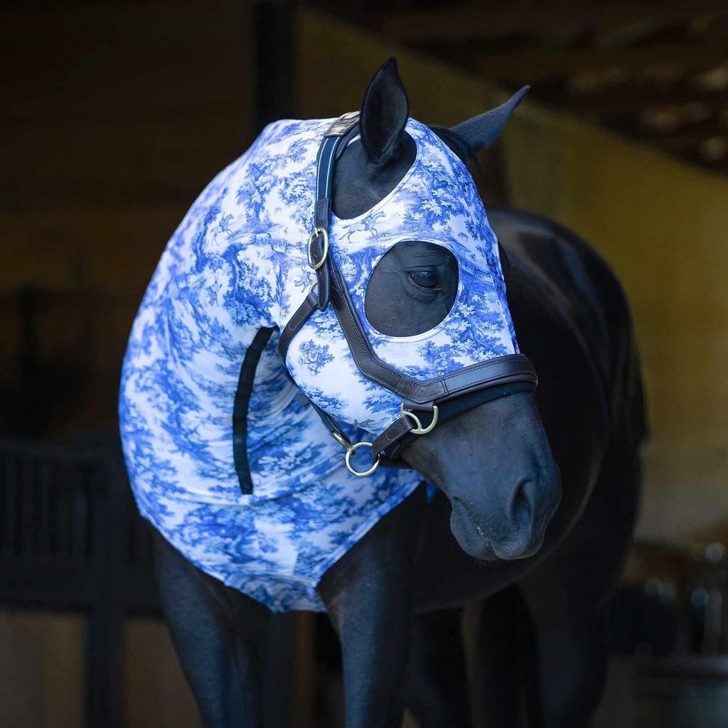 Jeffers Expression Lycra Horse Hood front view
