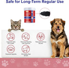 Natural digestive health supplement for dogs alleviating gas and diarrhea