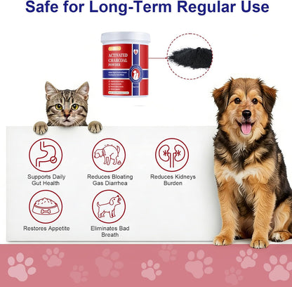 Natural digestive health supplement for dogs alleviating gas and diarrhea