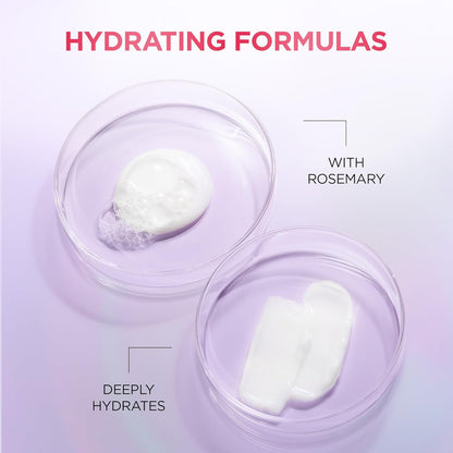 Vegan and paraben free certified seals on the L'Oreal Paris moisture conditioner tube