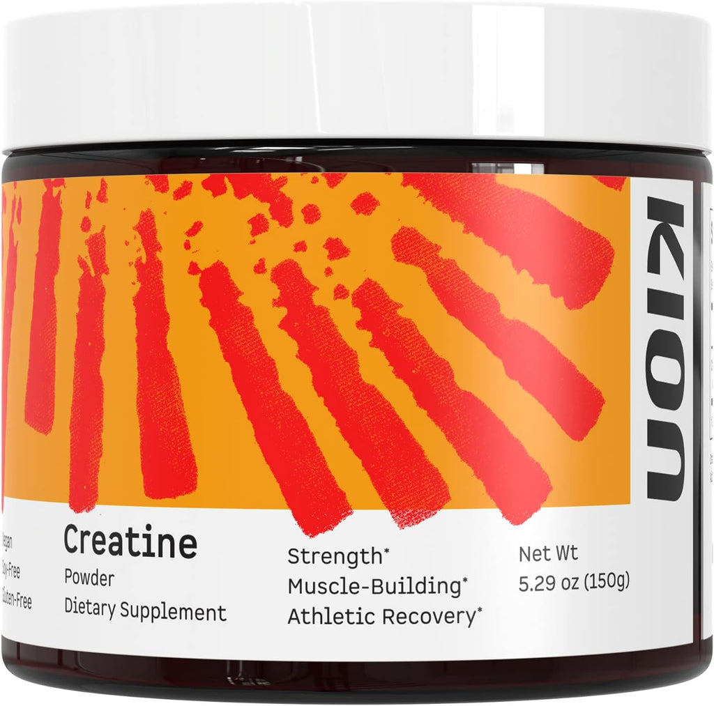 Kion Creatine Monohydrate Powder front view supplement tub