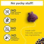 Zarbee's kids immune support gummies ingredient details label