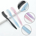 Finely spaced rounded teeth comb for safe guinea pig and rabbit shedding control