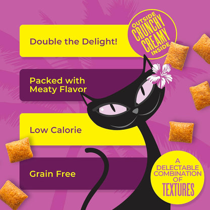 Tiki Cat Duets low calorie premium imported cat treats 8 count pack