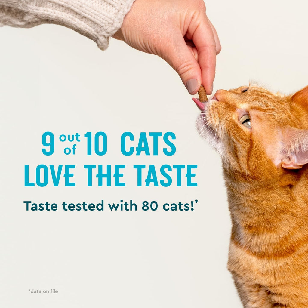 Authentic USA imported VetIQ cat anxiety relief treats package for thunderstorms and travel