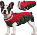 FUAMEY Dog Coat for Medium Dogs,Waterproof Dog Winter Jacket with Harness Built in Puppy Cold Weather Coats Reflective Pet Vest with Zipper Warm Fleece Dogs Snowsuit Windproof Red M - Image 11