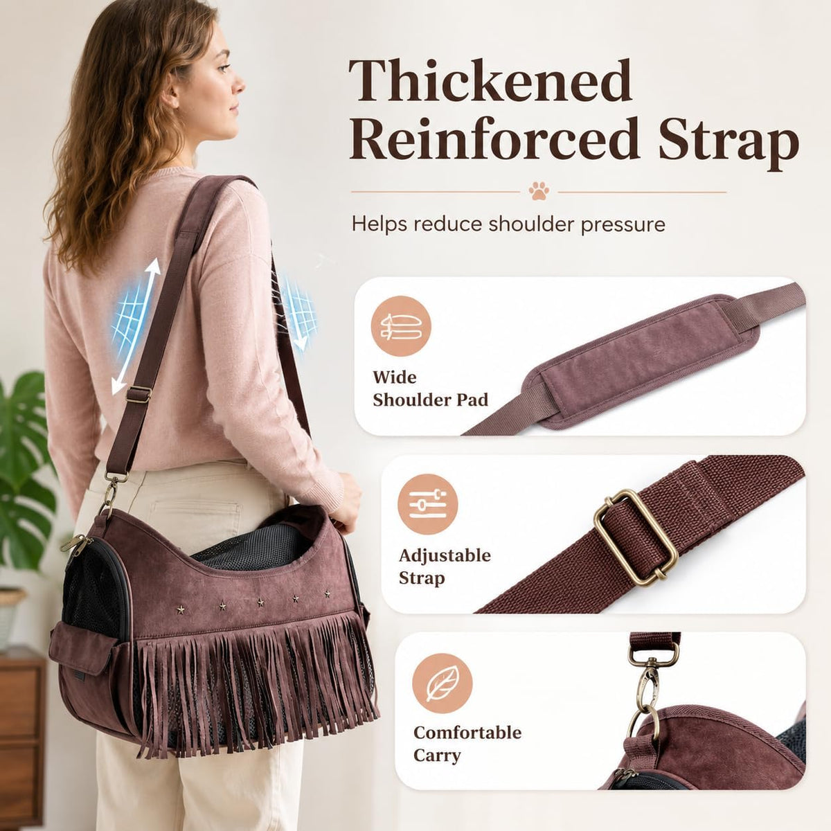 Secure zipper lock mechanism on PetAmi pet carrier bag