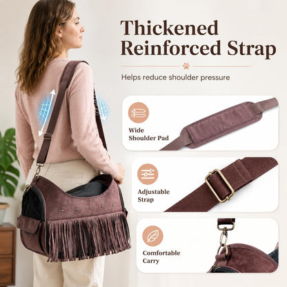 Secure zipper lock mechanism on PetAmi pet carrier bag