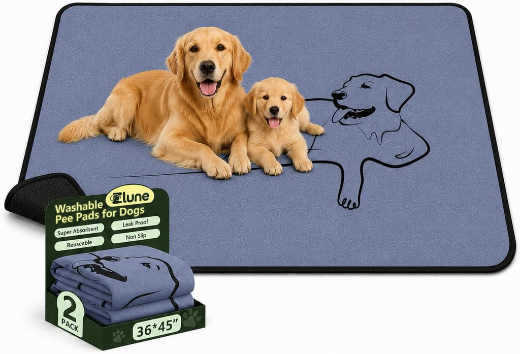 4 Pack Washable Pee Pads for Dogs 18"x24", Reusable Training Puppypads Absorbency Non-Slip & Leak-Proof for Pet Whelping Box Playpen Crate Sofa Bed Floors (Gray) - Image 11