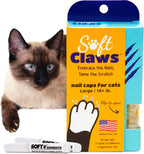 Soft Claws Cat Nail Caps for Medium Cats - (40 Caps, Clear) - Made in USA - Veterinarian-Developed | Protects Furniture & Skin - Easy to Apply, Long-Lasting Anti-Scratch Soft Cat Claw Covers - Image 15