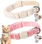 ARING PET 2 Pack Cat Collars-Cute Breakaway Cat Collar with Bell & Pendant, Adjustable Christmas Kitten Collars with Safety Buckle for Girl and Boy Cats - Image 15
