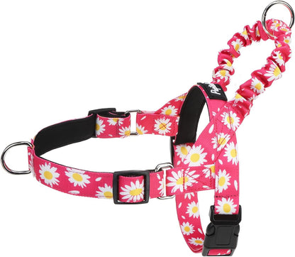 PUPTECK No Pull Dog Harness for Large Dogs, Adjustable Reflective Pet Vest Harness with Bungee Handle, Escape Proof No Choke Harness for Large Dogs Walking Training, Black L - Image 10