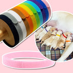 Pack packaging of the authentic imported Bilkeru twelve piece adjustable dog litter collar accessory kit.