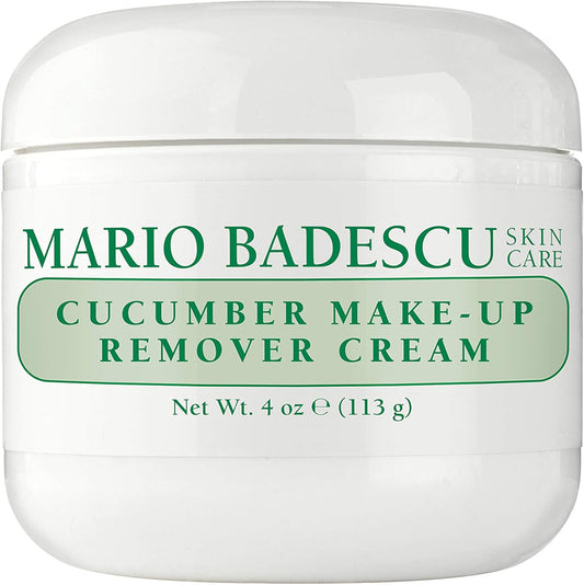 Mario Badescu Cucumber Makeup Remover Cream 4 Ounce jar front view
