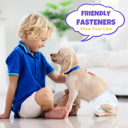 BURVAGY breathable male pet wraps close up