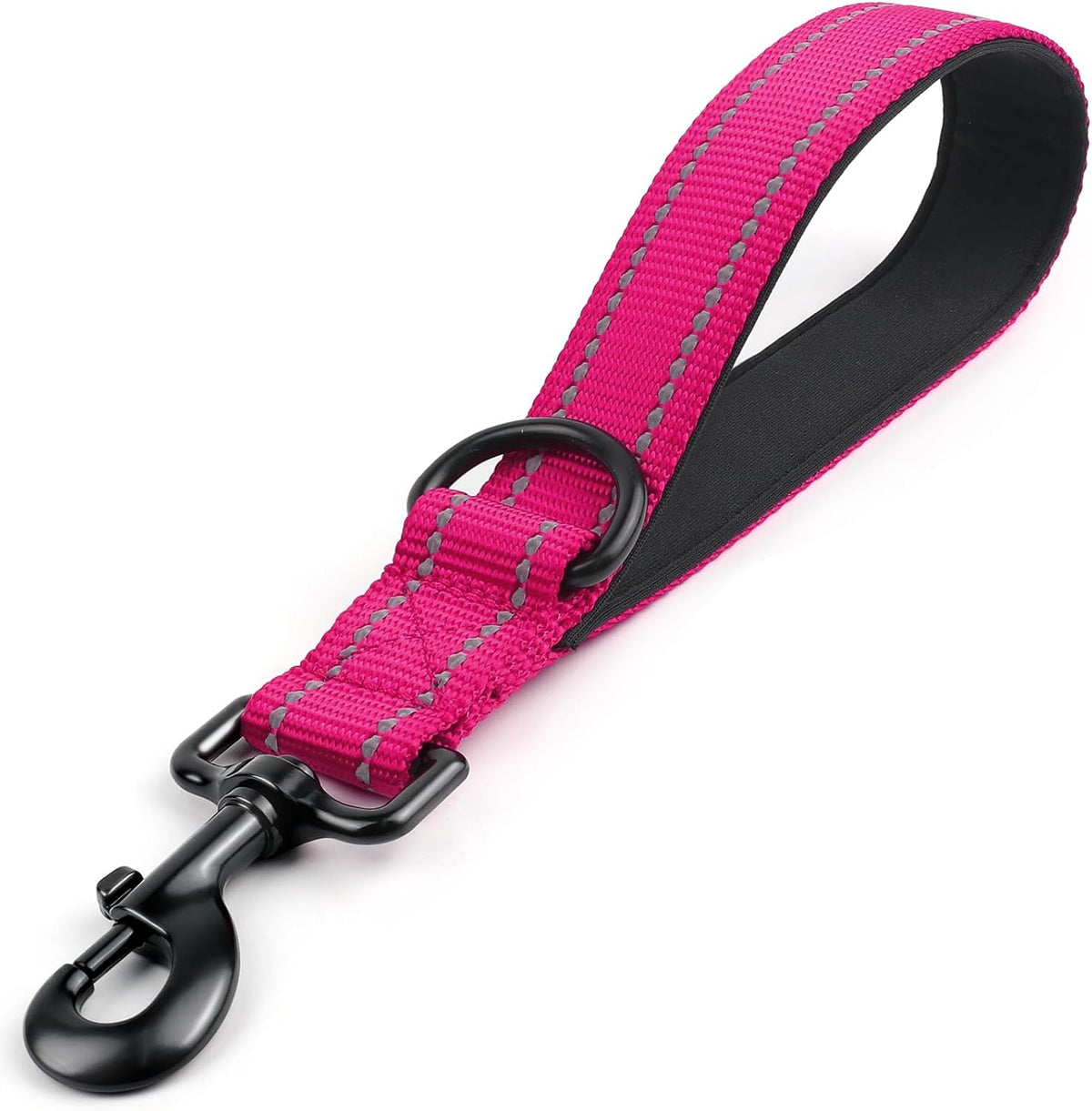 Joytale short control leash displayed at a 45 degree angle for size comparison