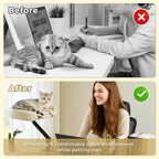 Close up of 360 degree rotating cat desk bed bracket