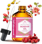 Leven Rose pure rosehip seed oil front view bottle packaging