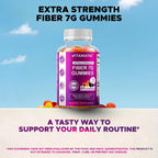 Vitamatic extra strength fiber gummies two pack display