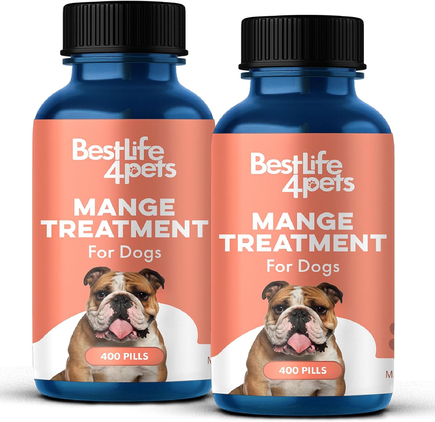 Dog Mange Support and Natural Dog Itching Relief for Canine Coat Issues & Puppy Mange, Soothes Dry Itchy Scaly Skin, Welts & Scabs - Helps Restore Fur Loss (Easy Use 400 Tiny Pills) - Image 10