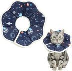 Cat Cone Collar Adjustable, Protective Recovery Collar Soft, Cat Cone Neck Prevent Licking Wound After Surgery, for Cats (XS) - Image 9