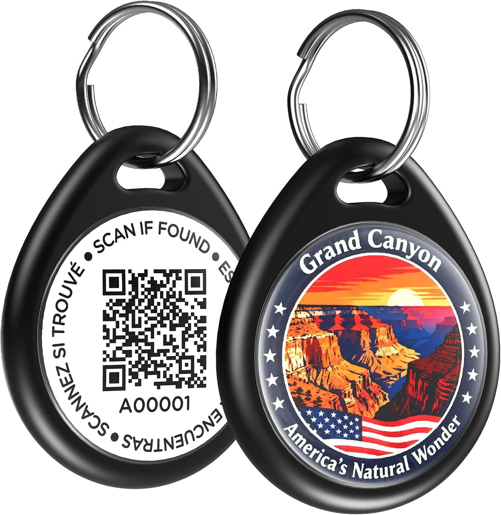 Dog Tags Personalized, QR Code Pet ID Tags for Dog Collar, Online Profile, Scan Location Alerts, Black - Image 10