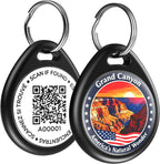 Dog Tags Personalized, QR Code Pet ID Tags for Dog Collar, Online Profile, Scan Location Alerts, Black - Image 10