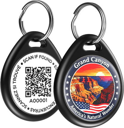 Dog Tags Personalized, QR Code Pet ID Tags for Dog Collar, Online Profile, Scan Location Alerts, Black - Image 10