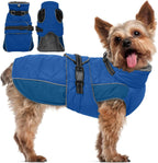 QBLEEV Warm Dog Jacket - Reflective, Adjustable Winter Coat with Turtleneck for Cold Weather, Waterproof Fleece Snowsuit for Small, Medium, Large Dogs - Image 9