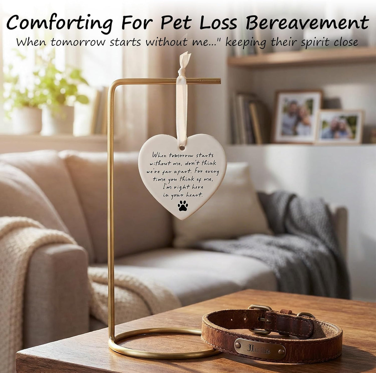 OFlyDesigns dog and cat sympathy gift packaged inside its elegant box