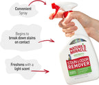 Nature's Miracle stain remover back label instructions view