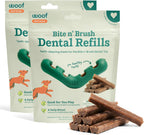WOOF - Bite n' Brush Refills Treats for the Dog Toothbrush Toy - Scrub Plaque and Tartar from Your Dog's Teeth and Mouth - Dog Dental Sticks - 18 Refills - Chicken - Image 9