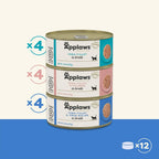 Applaws Fish Variety Pack Wet Cat Food twelve pack box