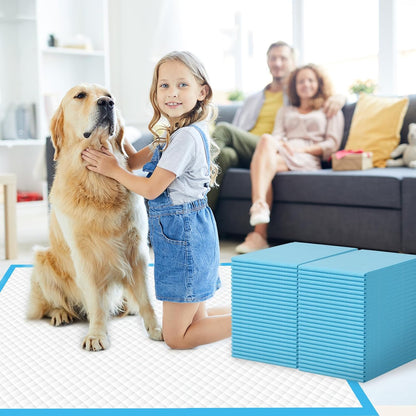 100 Count Large Dog & Cat Puppy Pee Pads - 28"x30" Absorbent Potty Training Pads | Leakproof Quick-Dry Disposable Pet Pads for Puppies, Dogs & Cats | Indoor, Outdoor, Litter Box, Housebreaking Use - Image 9