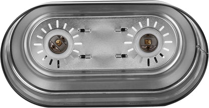 Aiicioo bearded dragon light fixture dual ceramic sockets close up