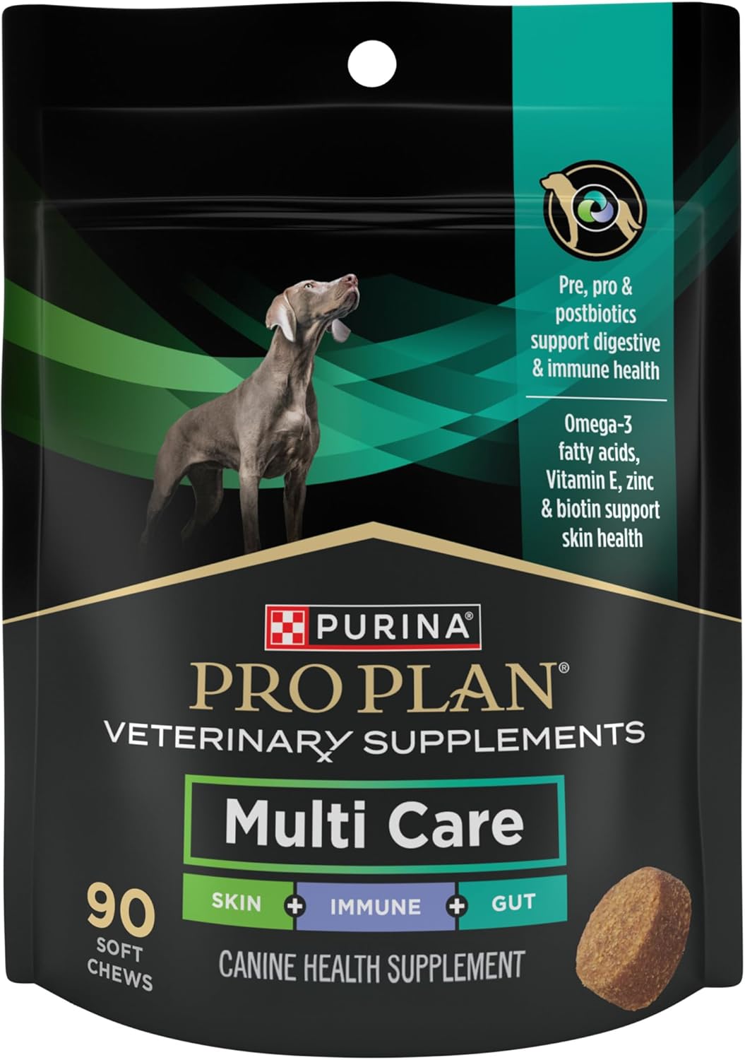 Purina Pro Plan Veterinary Supplements Multi Care Canine Chews for Dogs, with Omega 3, Supports Skin, Immune and Gut Health - 30ct Pouch - Image 11