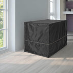 MidWest Homes for Pets privacy kennel cover side door rolled up