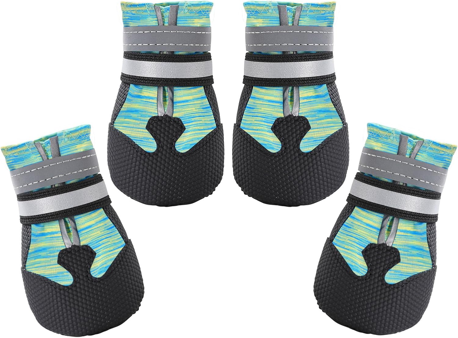 Dimicoo Breathable Dog Boots for Medium Large Dogs,Non-Slip Dog Shoes for Summer Hot Pavement,Lightweight Paw Protector Dog Booties for Outdoor & Indoor Hardwood Floors - Image 13