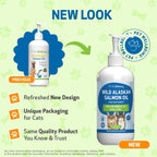 Pet Wellbeing cat salmon oil packaging showing NASC certified seal