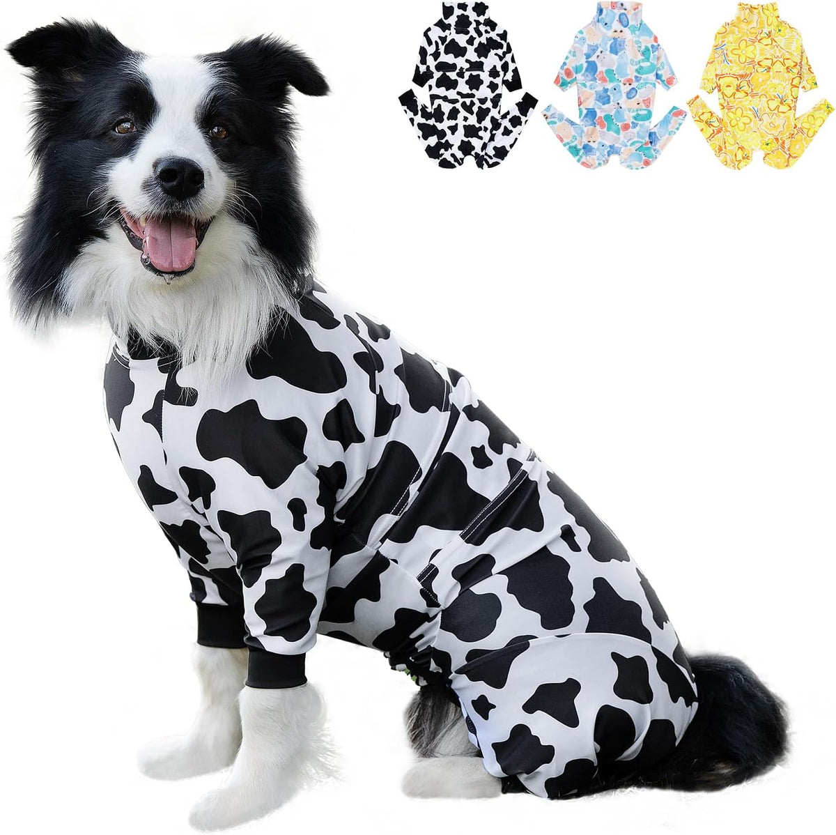 Dog Recovery Suit,Dog Pajamas After Spay,Reduce Licking Wounds,Cartoon,L | Breathable, Lightweight, Reduces Shedding, Sun Protection, UV Protection - Image 9