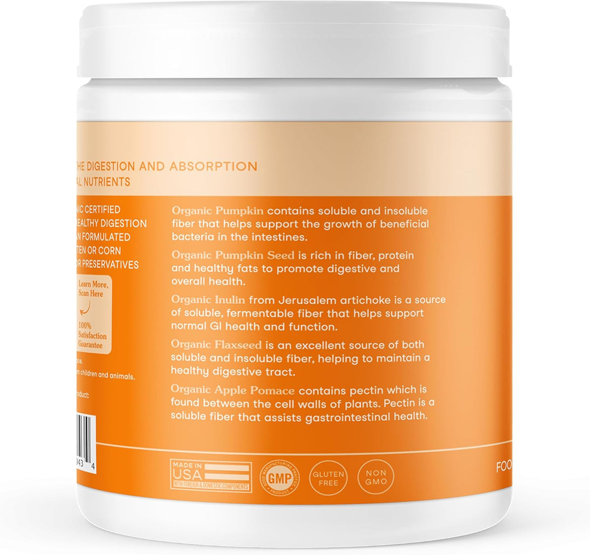 Healthy dog and cat with Fera Pets fiber supplement jar