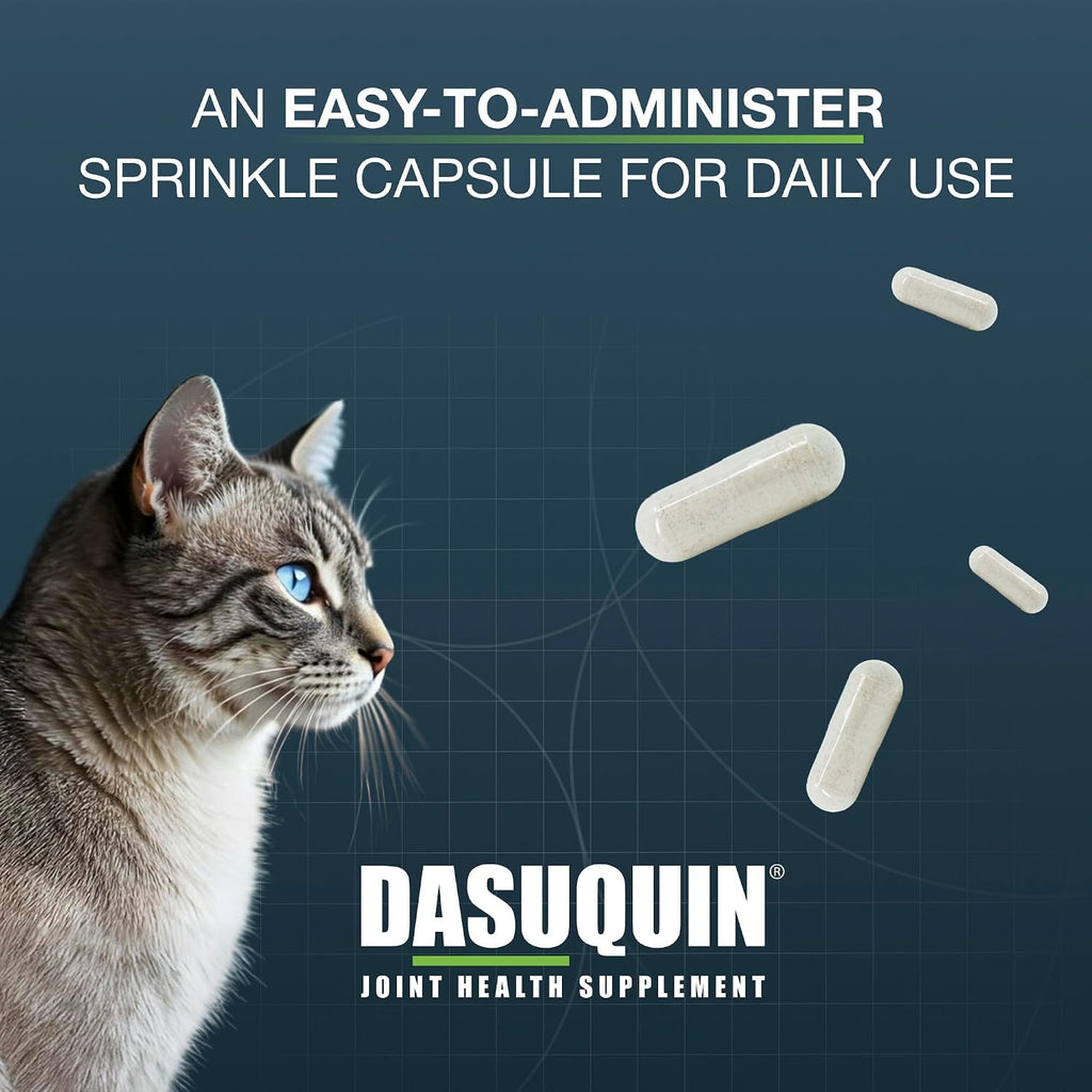 Nutramax Laboratories Dasuquin Joint Health Supplement for Cats - With Glucosamine, Chondroitin, ASU, Boswellia Serrata Extract, and Green Tea Extract, 84 Capsules - Image 4