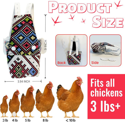 Revoloza adjustable chicken waste management diaper harness packaging