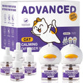Cat Calming Diffuser Kit with 2 Diffusers & 4 Refills (48mL Each), Cat Pheromones Calming Diffuser for Cat Anxiety Relief, Stress Reduction & Behavior Support, 30-Day Refills, Suitable for All Cats - Image 1