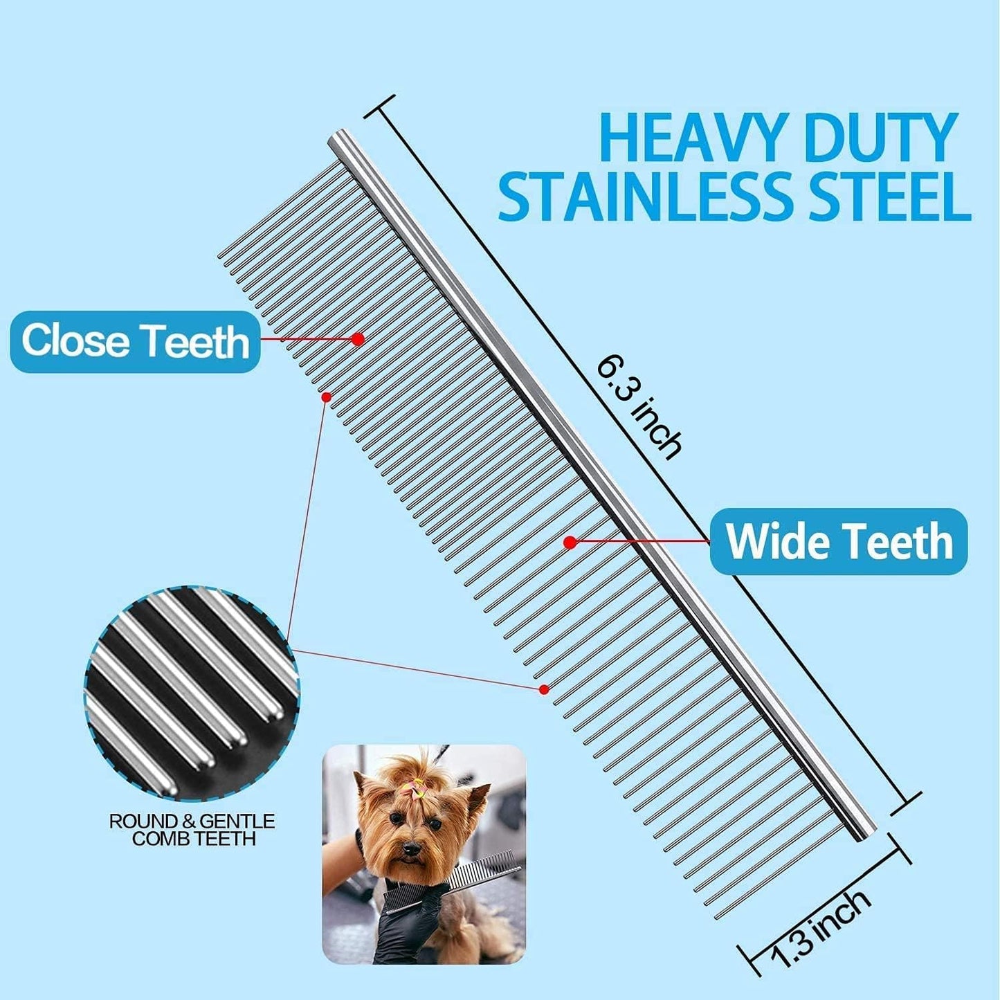 Maxshop thinning shears for dogs with non slip rubber finger rings